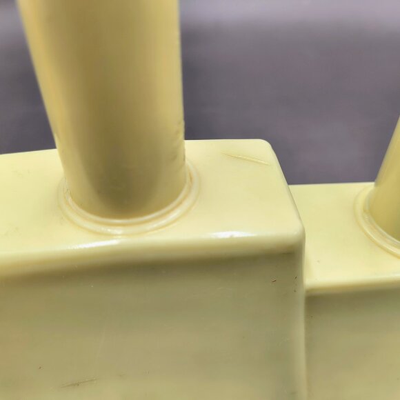 Vintage 5 Light Christmas Candolier Dripping Electric Candles with Red Bulbs - Picture 10 of 13